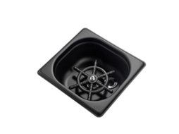 Lavadora de flocos de aço inoxidável Primerox para pisos de cozinha com enxaguador automático