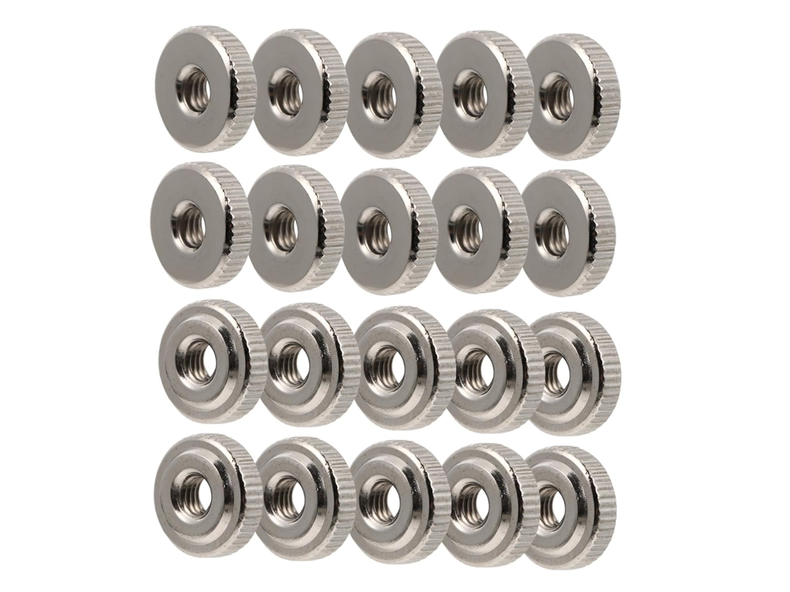 Conjunto Canight Com 30 Porcas Serrilhadas De Metal Para Instalação E Armazenamento Conectores Segurança Em Aplicações