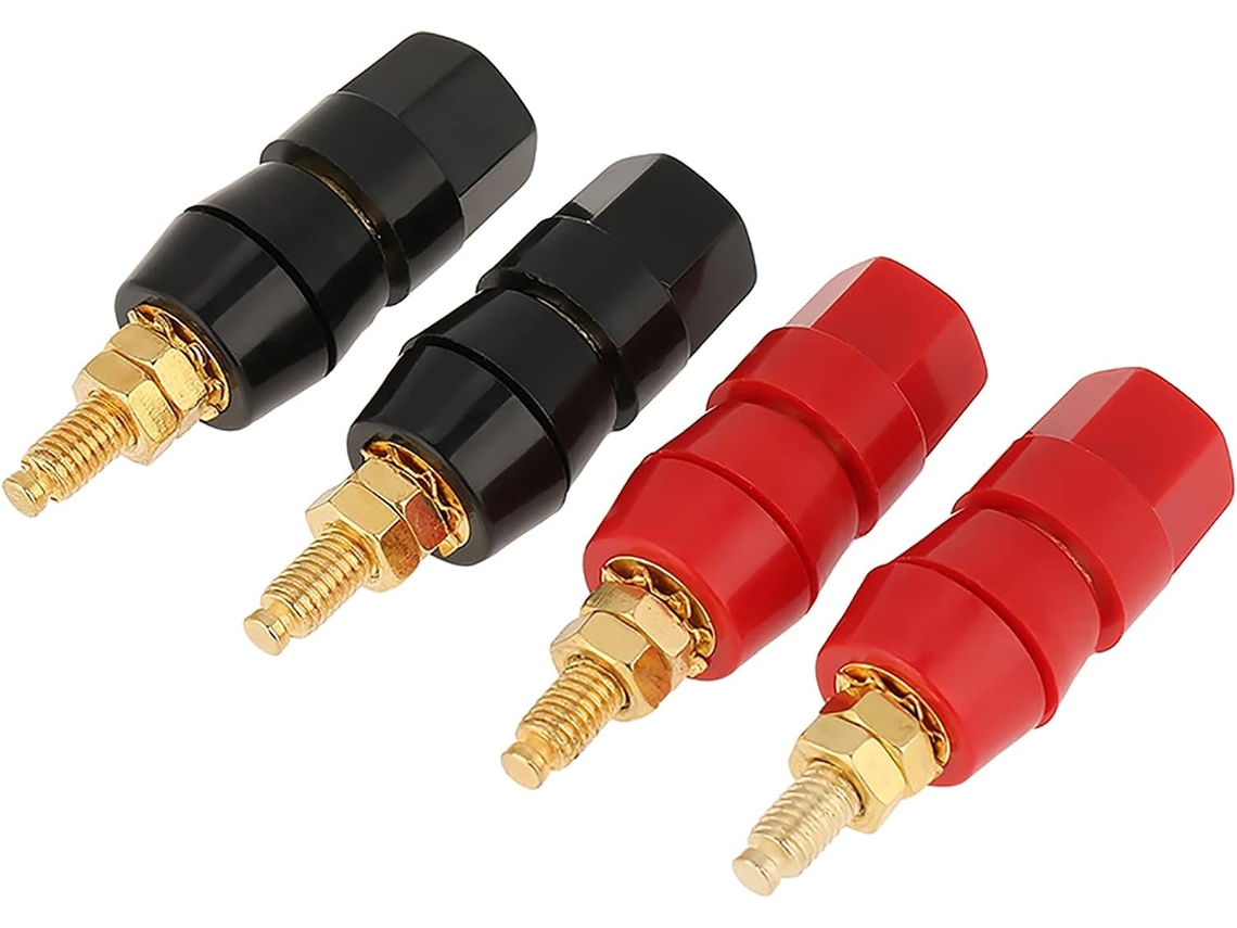 Conjunto De 4 Pontas De Prova Com Plugue Banana, Terminais De Conexão