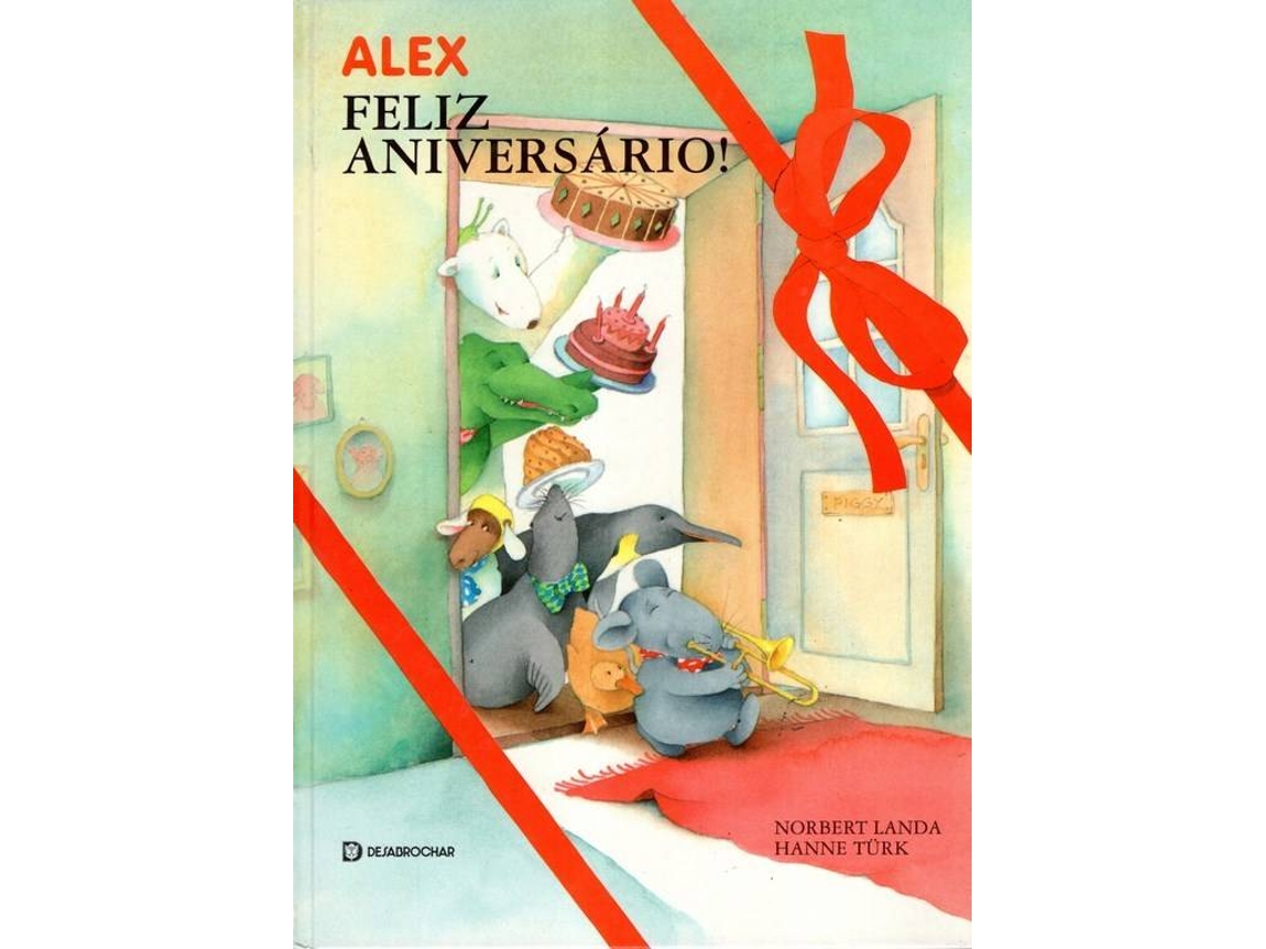 Livro Alex Feliz Aniversário (Português)