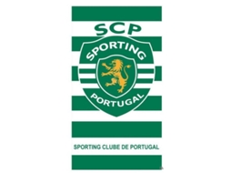Toalha De Praia Microfibra Licenciada Sporting Clube De Portugal