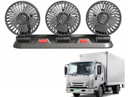 Ventilador Automático Elétrico De Três Cabeças Para Carro