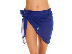 Saia Sarong Fasst para Mulher de Tecido Leve Semi Transparente para Praia e Piscina