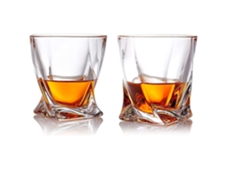 JILLIOPER Copos Vintage Para Whiskey, Bourbon, Scotch, Rum, Bebidas Cocktail Para Homens E Mulheres