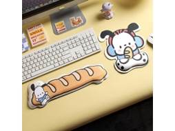 Almofada HEXINYIGJLY Apoio Punho Teclado Rato Espuma Memória para Gaming, escritório Pão Pequeno | HEXINYIGJLY