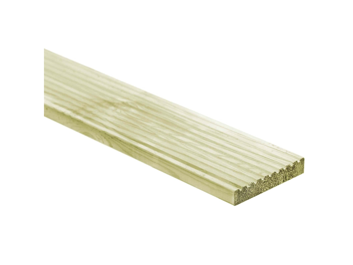 Vidaxl Placa De Decking 8 Pcs Verde Impregnado 1,16 M²