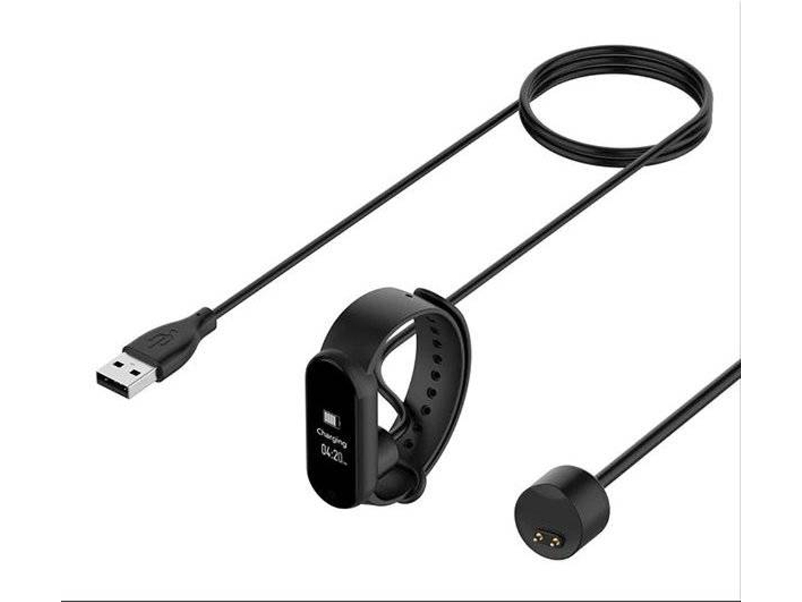 Carregador USB Xiaomi Mi Band 6, Mi Smart Band 6 (Preto)