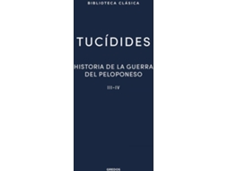 Livro 23. Historia De La Guerra Del Peloponeso Iii-Iv de Tucídides (Espanhol - Capa Dura)