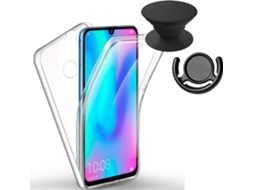 Kit Capa, PopSocket e Suporte PopSocket Samsung Galaxy S10 Lite 3x1 360º Impact Protection Transparente
