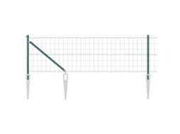 Conjunto 1 Cerca Externa Vidaxl Verde Aço (10 X 0,4 M)