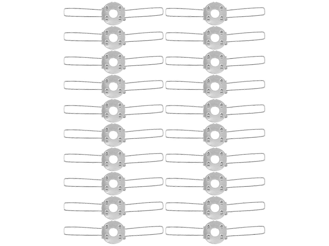 20 clips de resorte para lámparas de mesa, pantallas, bases y fijaciones - aquaforge