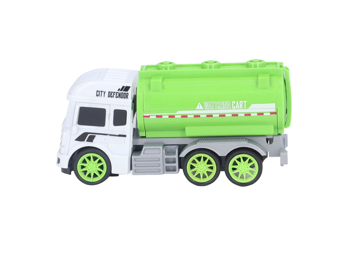 Primerox brinquedo Caminhão de Lixo Inercial Plástico Educativo Ambiental para Meninos Veículo de Limpeza