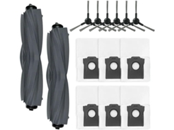 Kit Acessórios Para Esfregão Com Escova Lateral, Kit Acessórios Para Varredor Para Remover Poeira E Detritos Zeuxo