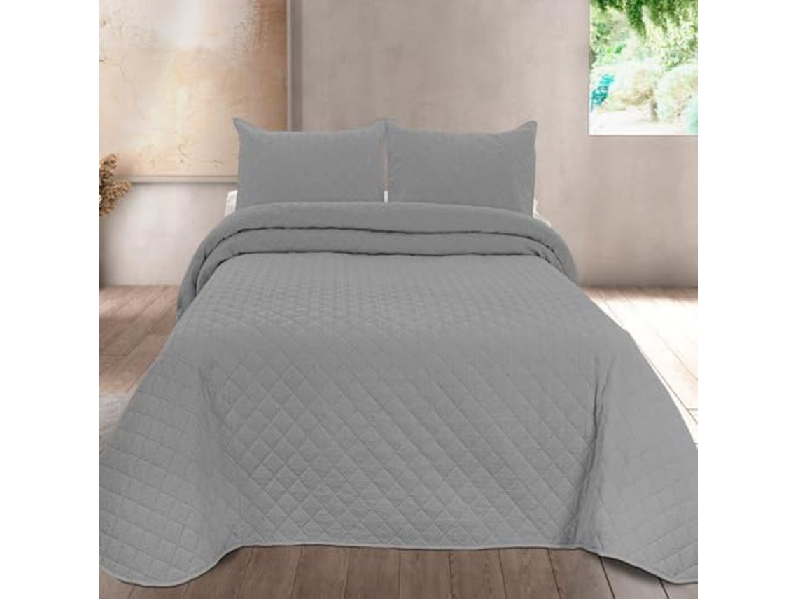 Colcha Pierre Cardin Egna 235 X 270 Cm Toque Sedoso Estofamento Fino