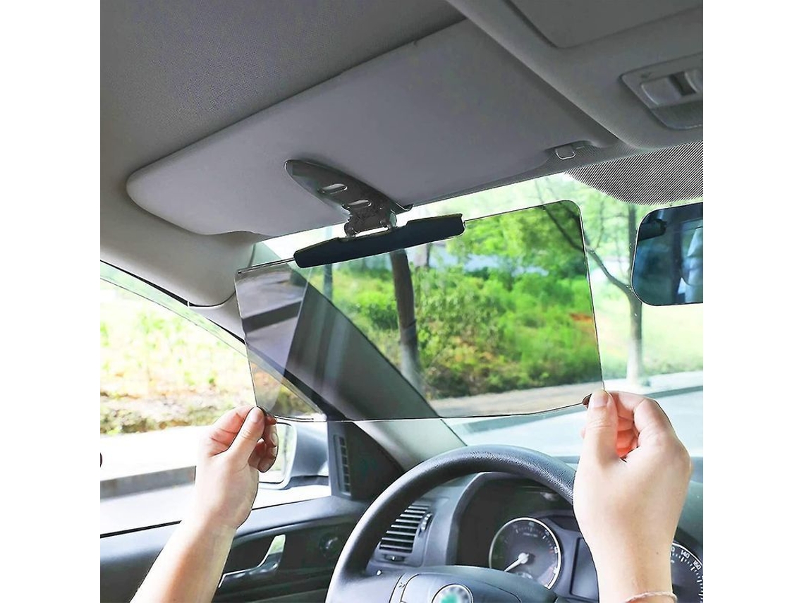 Extensor De Visor Solar Polarizado Para Carro - Bloqueia Luz Solar E Efeito De Glare, Protege Os Olhos, Fácil Instalação E Armazenamento