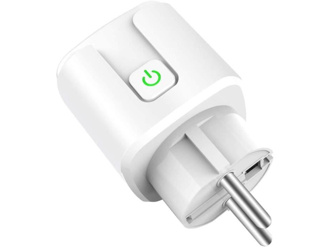 Plugue inteligente, mini 20a ue plugue inteligente funciona com alexa e google home, soquetes bluetooth wifi com controle de voz 955 S/MARCA