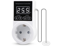 Lurelia Saída De Controlo De Temperatura Por Termostato Digital, Termostato De Aquecimento Com Sonda Ntc