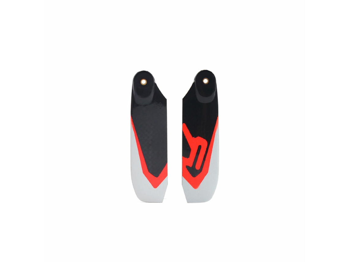 Hélice de Fibra de Carbono Laranja 72mm Alzrc Série R para Helicóptero Rc MDUG