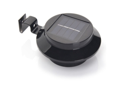 Luminária Solar de Parede AQUAFORGE, Luz Quente e Preto, Ângulo Ajustável para Jardim e Quintal