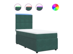 Box Spring Bed, Box Spring Beds Vidaxl Verde Veludo (80 X 200 Cm)