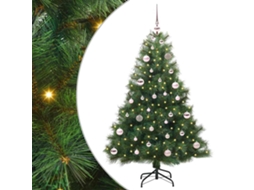 Vidaxl Árvore De Natal Artificial Com 150 Leds Verde 150 Cm Pe E Pvc
