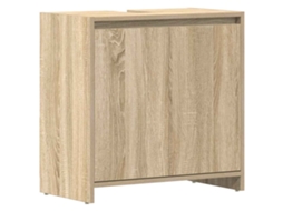 Armário de banheiro em compensado Carvalho Sonoma MAISON EXCLUSIVE 60x33x61 cm