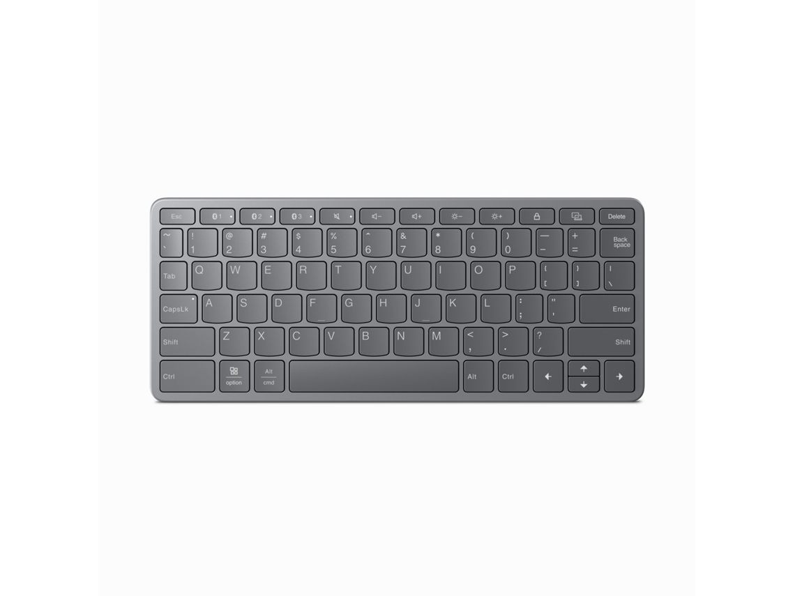 Zg38c05814 Universal USB Bluetooth Qwerty Teclado Cinza Lenovo