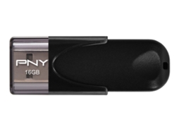 Pen USB PNY 16GB Attaché 4 USB2.0 Preto