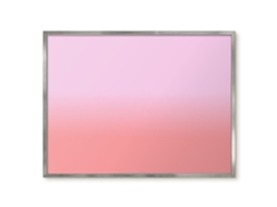 Magnetic Board Turquoise Gradient For The Living Room Espelharte (80x60 Cm)