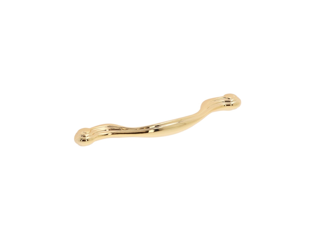 Conjunto de 25 Puxadores para Móveis em Zamac com 96mm de centro, ouro banhado HARDWAREXCHANGE