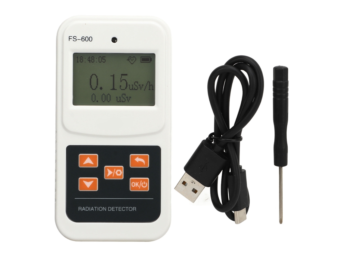 Laxiscreed Detector De Radiação Nuclear Certificado Com Bateria Integrada E Envio Rápido