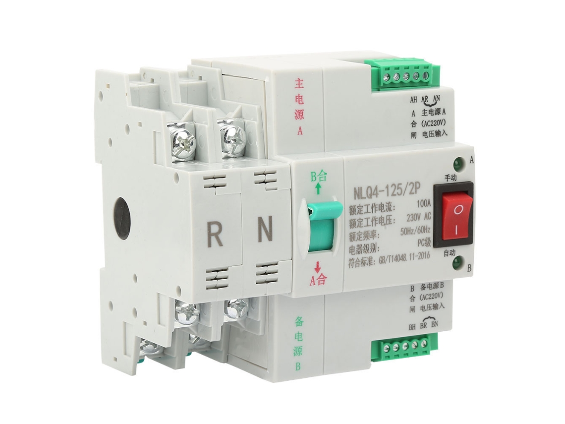 Laxiscreed Comutador Automático De Transferência 2p Com Dual Power E Função Automática