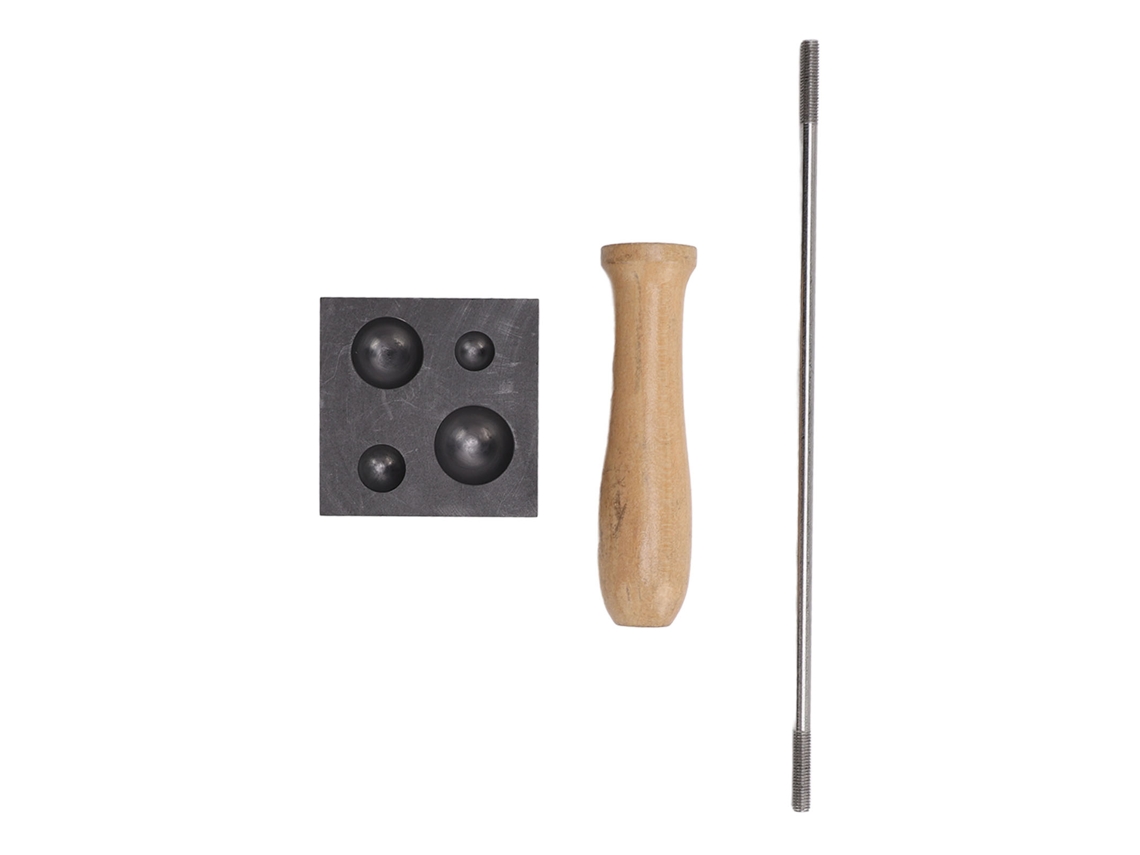 Ferramenta De Moldes De Grafite Com 4 Buracos Para Lampwork Formador De Esferas Meio Expansor De Buracos Profissional