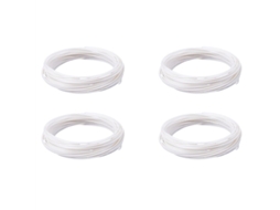 4 Rolos De Filamento Pla Branco Para Caneta 3d, 1,75 Mm De Diâmetro, 10 M De Comprimento