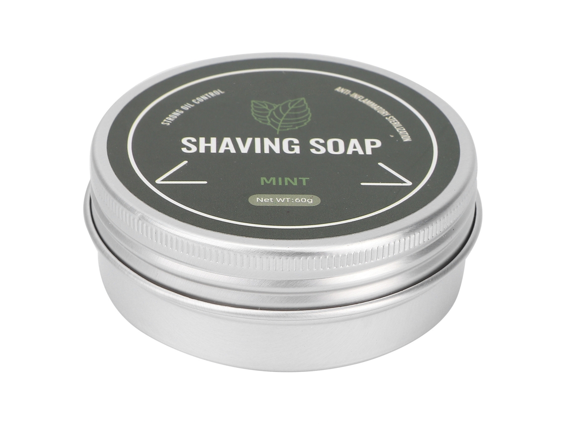 Jabón De Afeitar Barbilla Hombre Menta 2.12oz