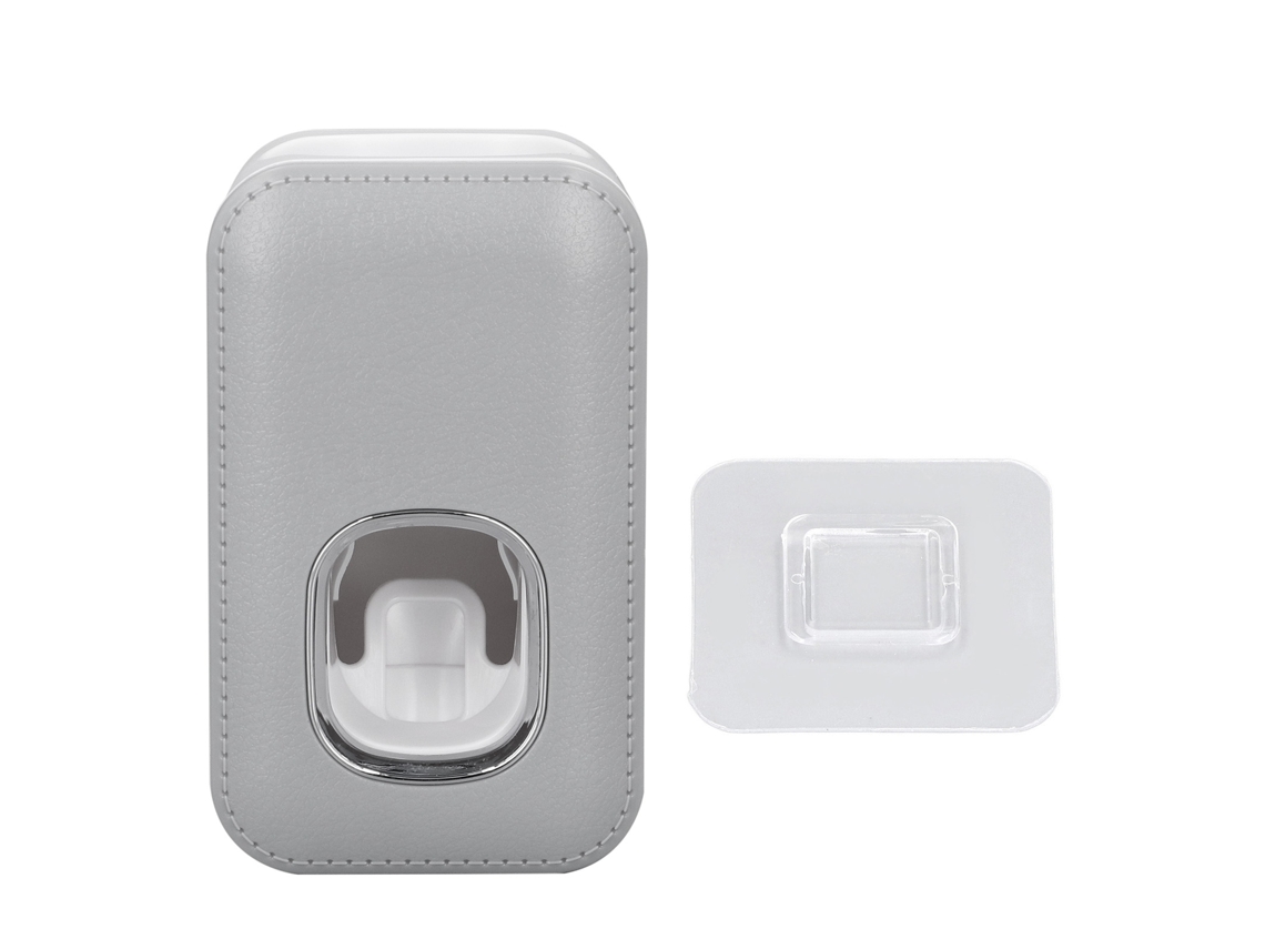 Dispenser De Pasta Dental Automático Para Parede Sem Toque Cinza