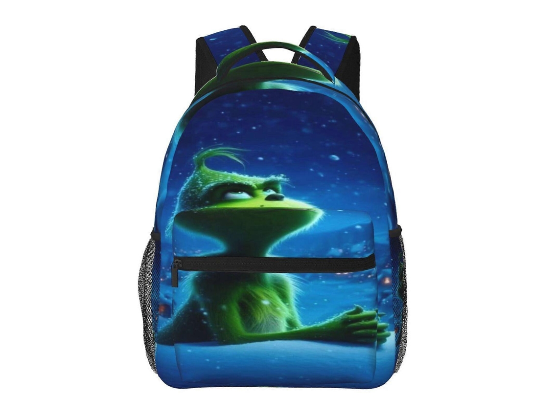 Mochila Grinch Para Estudantes, Durável E Leve, Alças Impermeáveis ​​e Respiráveis ​​n307 Olysi Shop