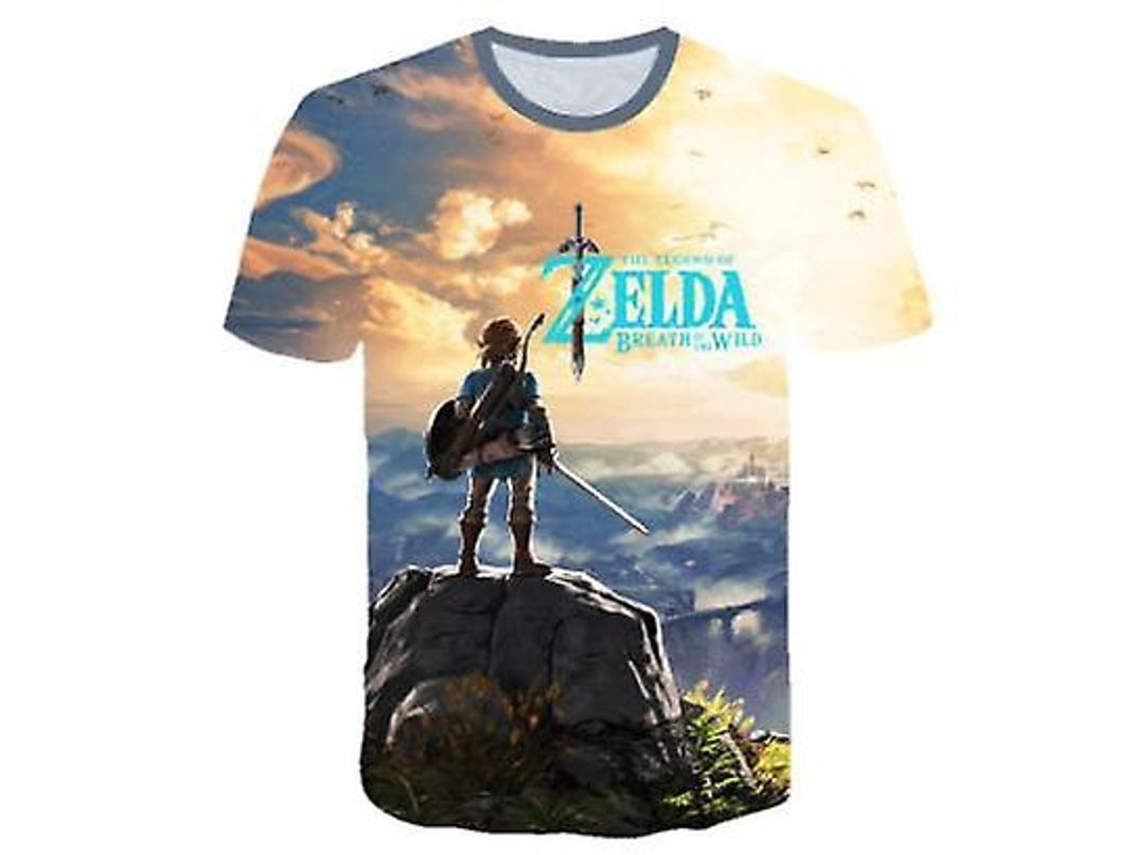 Camisetas Manga Curta Para Meninos E Meninas Zelda Cartoon Anime Com Impressão 3d Novas Chegadas 140 Cor 2