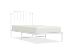 Bed Frame, Bed Frames Vidaxl Branco Aço (90 X 200 Cm)