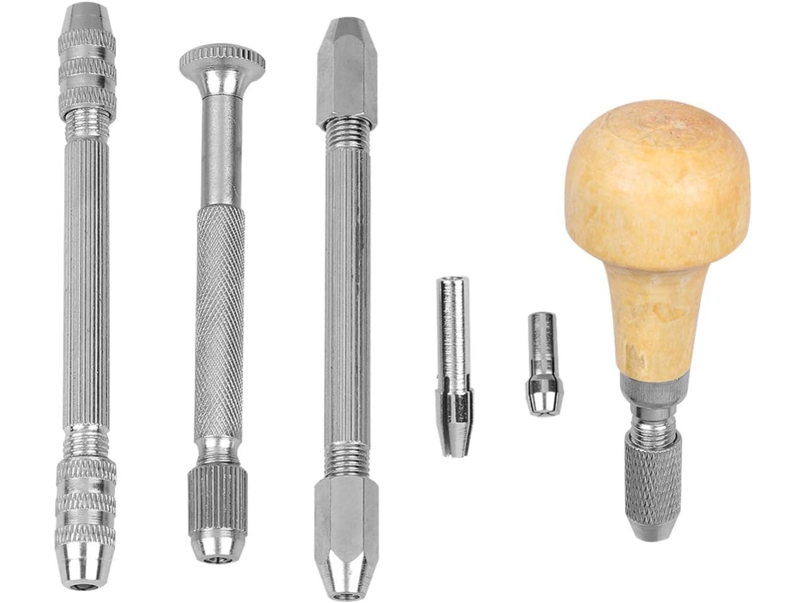 Conjunto De 4 Furadeiras Manuais Para Uso Doméstico, Com Ponta