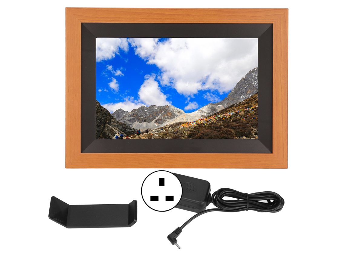 Quadro Digital Wifi EOOCOO com tela IPS HD de 10,1 polegadas