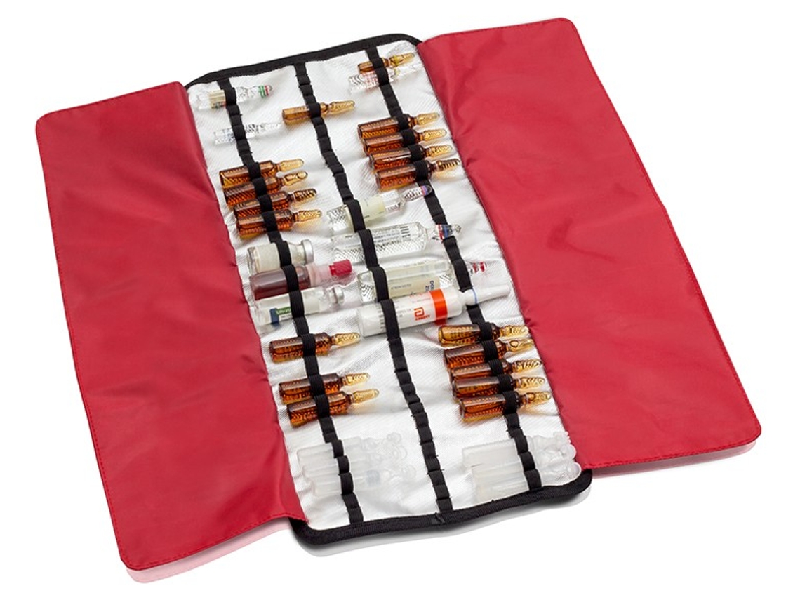 Porta-Ampolas Isotérmico Acolchoado ELITE BAGS Enrolável Vermelho ELITE BAGS