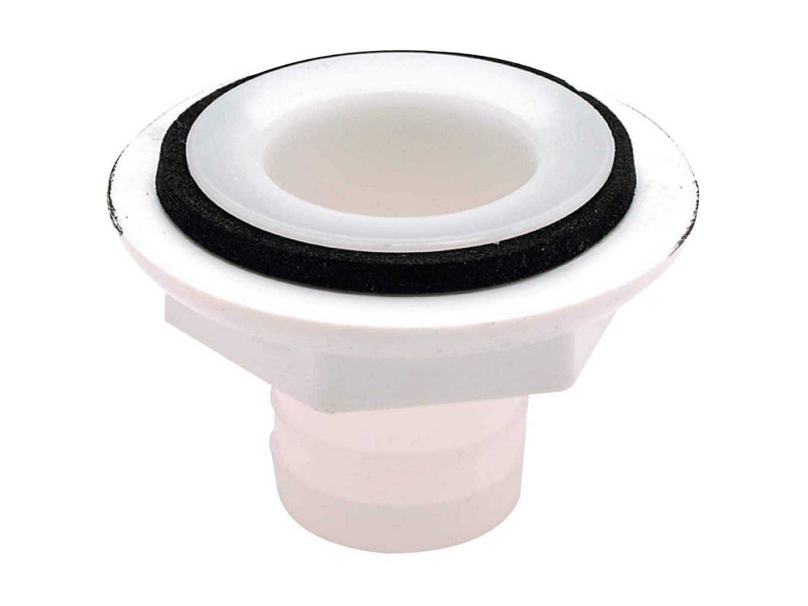 Ajuste Através Do Casco Round Cf253 Branco 1´´FORESPAR