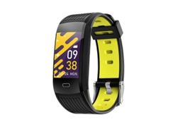 Relógio Inteligente Com Bluetooth, Monitor De Pressão Arterial E Frequência Cardíaca, À Prova Dágua, Amarelo Ly Ebike