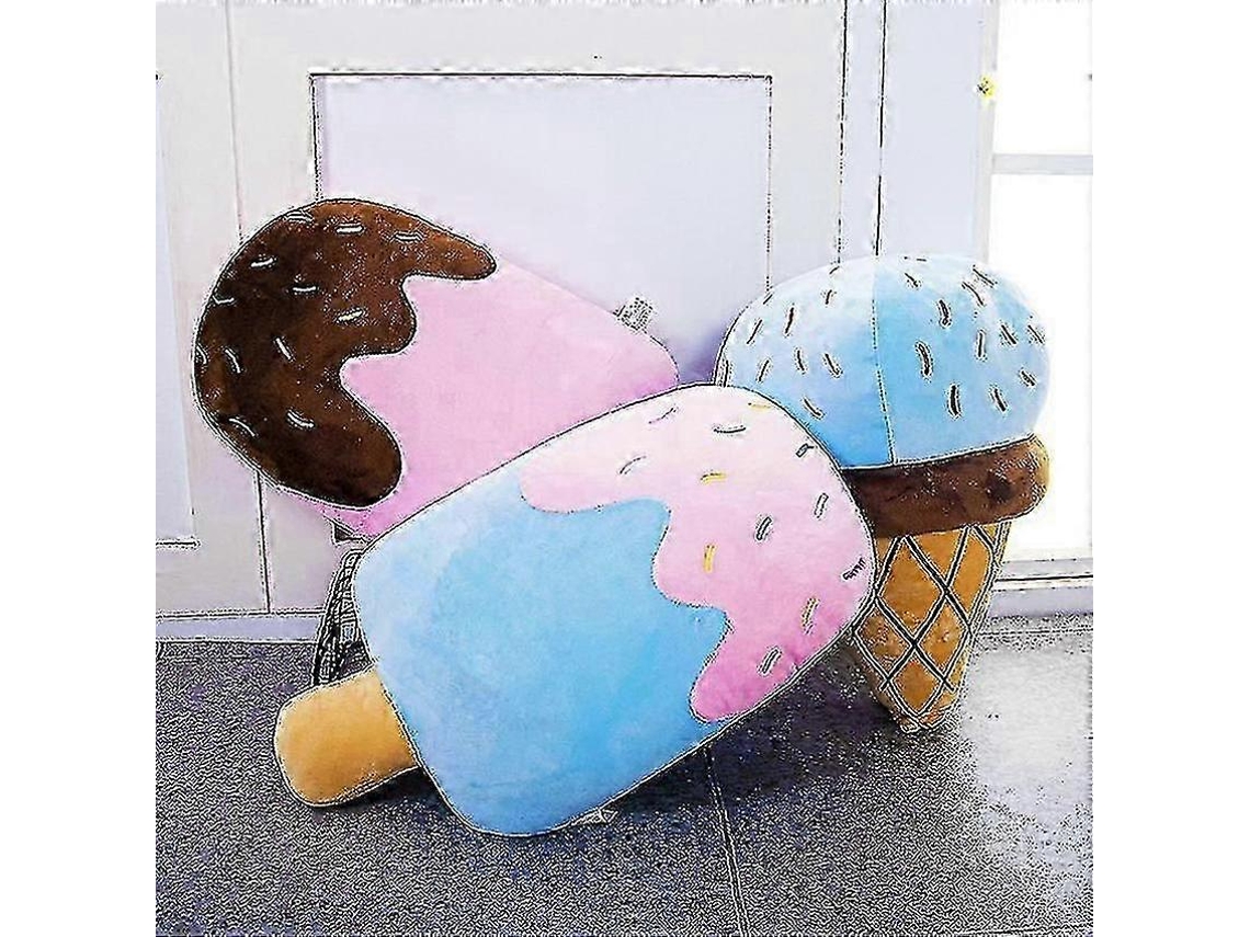 Almofada De Pelúcia De Sorvete Brinquedo Macio