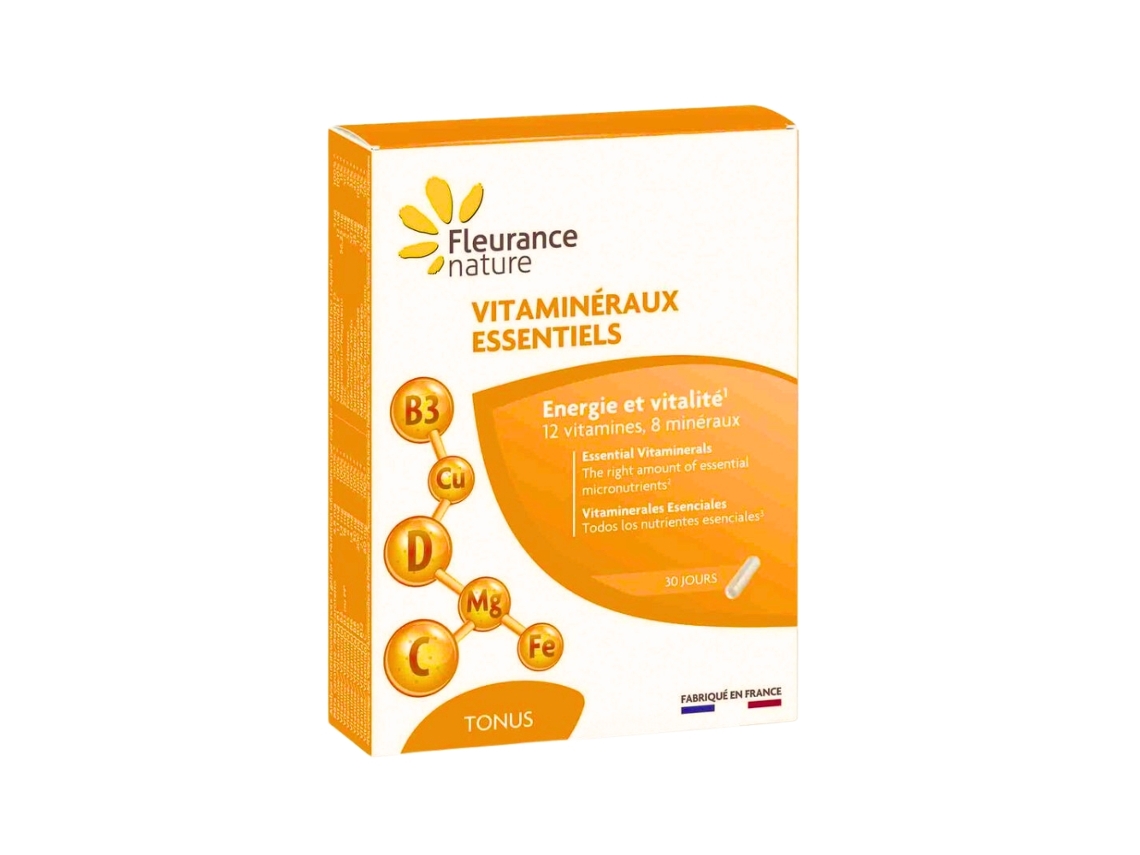 Vitaminerais Essenciais Fleurance Nature 30 Cápsulas