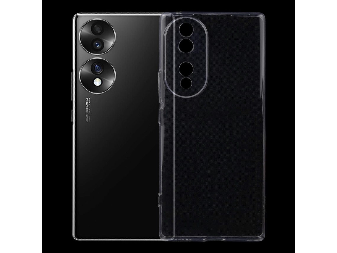 Capa De Celular Ultrafina De Tpu Transparente De 0,75 Mm Para Honor 70