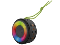 Alto Falante Bluetooth Portátil Ip65 À Prova Dágua Chuveiro Tws Redondo 360 ° Estéreo Com Luzes De Ritmo Rgb Multipul Colors Música Interna Yizhood
