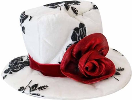 Chapéu RUBIES Mini Branco e Preto (Idade Mínima: 3)