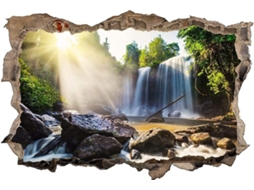 Adesivos Muraux Cascata Adesivo Mural Para Salão De Beleza Quarto Cozinha Escritório Adulto Criança 56x81cm